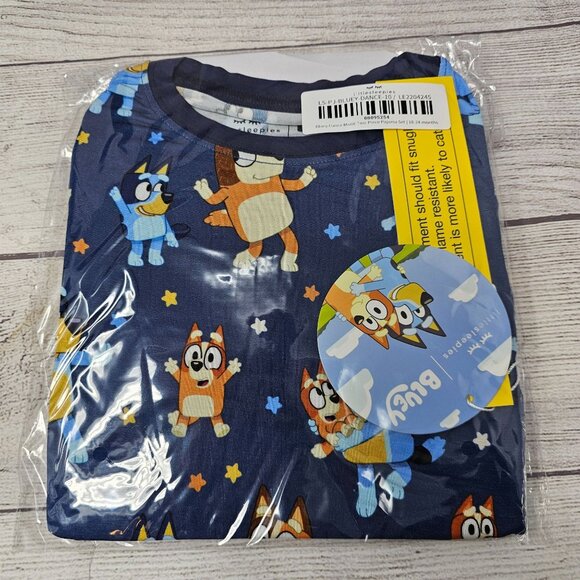 NEW!! Little Sleepies Bluey Dance Mode 2pc PJ Set Size 18-24 months - Picture 1 of 3